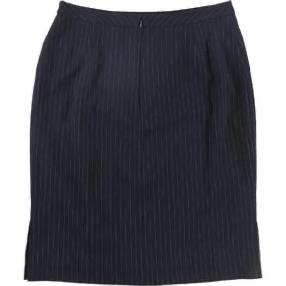 Tahari Womens Pinstripe Pencil Skirt Size 16 - Picture 3 of 3